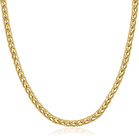 Sterling silver solid gold coated chain