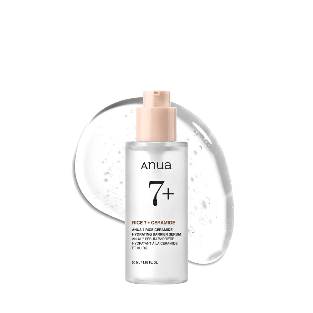 ANUA RICE CERAMIDE 7 HYDRATING BARRIER SERUM, Brightening, Hydrating Serum for Face, Rice, Hyaluronic Acid, Niacinamide, Fragrance-free, Non comedogenic, Glass Skin, Korean Skin Care